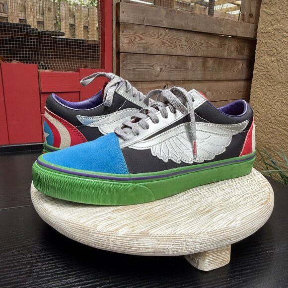 Vans Old Skool Marvel Avengers LMT EDITION 2018 Sneakers Unisex M 9 W 10.5 Retro - Picture 2 of 16
